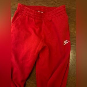 Red Nike Sweatpants